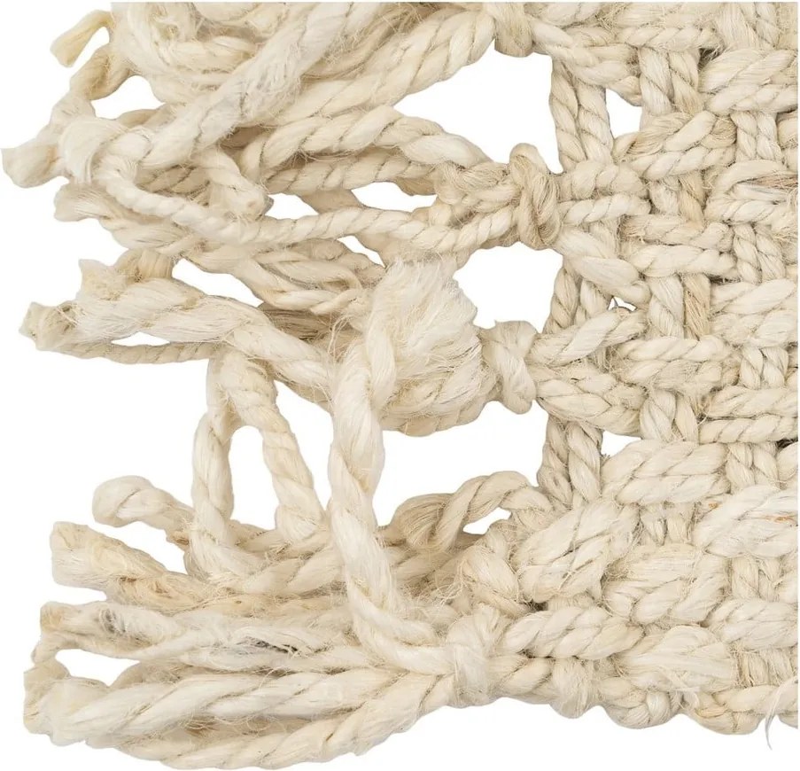 Tappeto color crema in iuta 160x230 cm Altea – Ixia