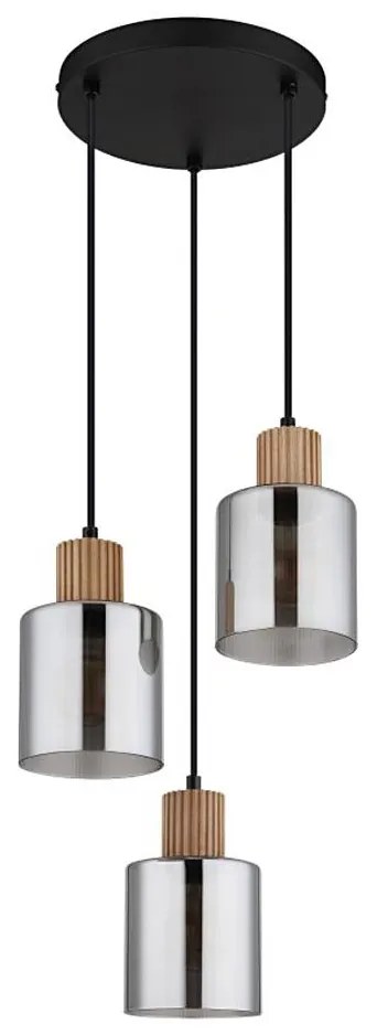 Globo 15768-3H - Lampadario a sospensione con cavo ALEIDIS 3xE27/25W/230V Ø 30 cm