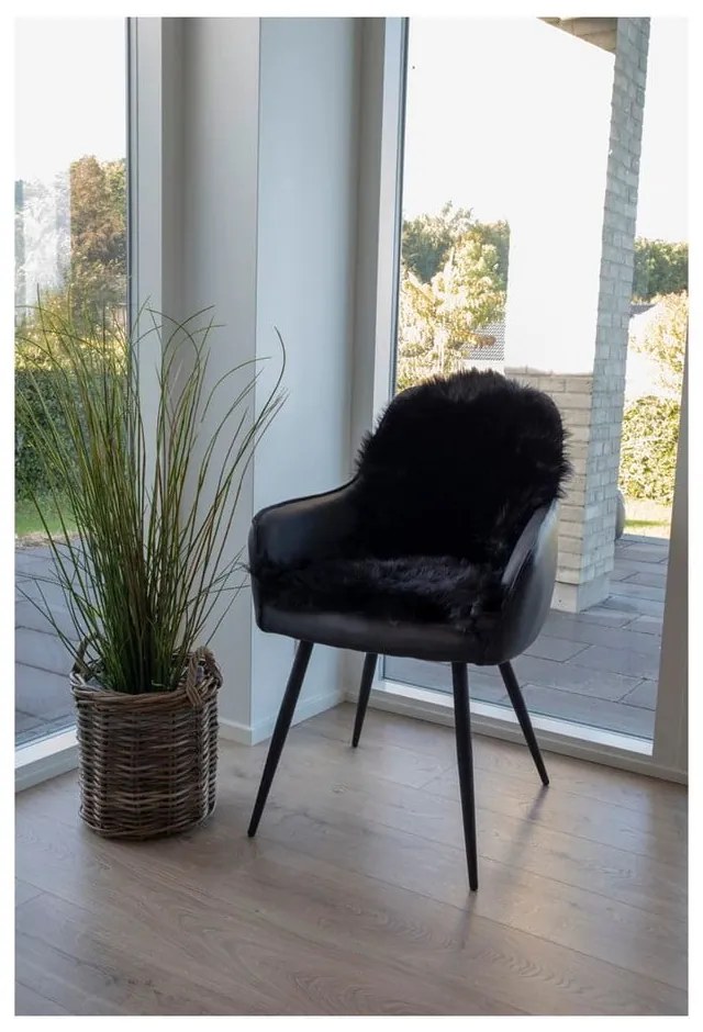 Pelliccia sintetica nera 50x85 cm - House Nordic