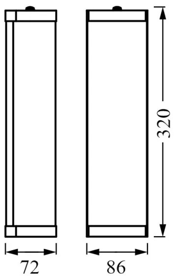 Ledvance - Applique da bagno BATHROOM CLASSIC 2xE14/12W/230V IP44
