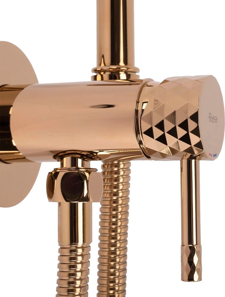 Rubinetto bidet Rea  Lungo Loop Diamond Copper