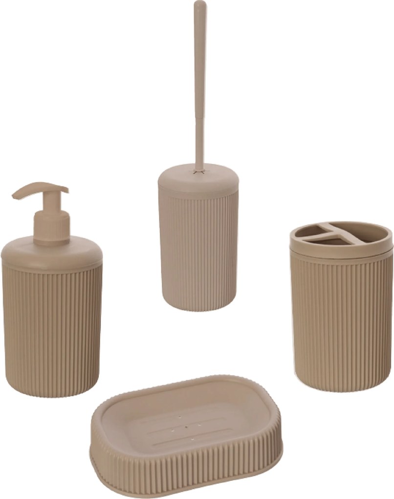 Set 4 Accessori D'Appoggio Feridras "Colorado" Tortora