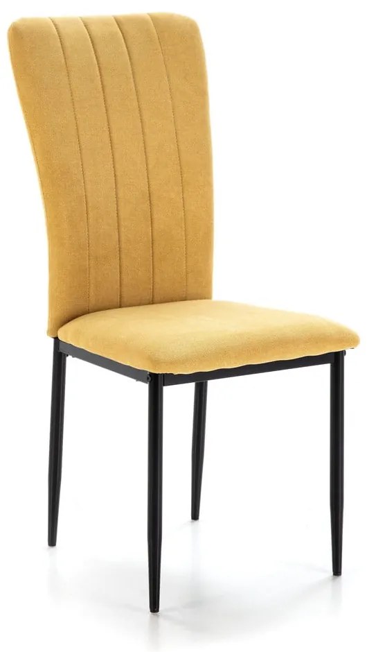 Set di sedie da pranzo color senape 4 pz pezzi Holly - Marckeric
