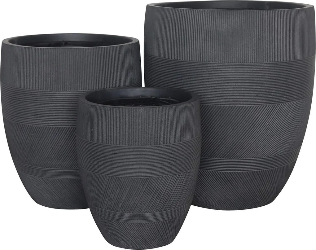 PEDRO - set di 3 vasi