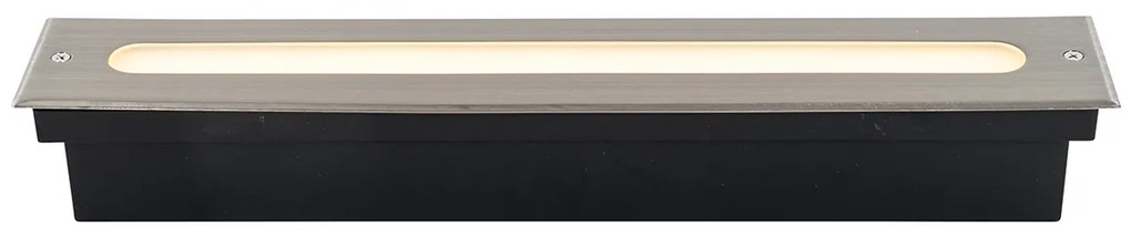 Faretto da incasso moderno in acciaio 50 cm con LED IP65 - Eline