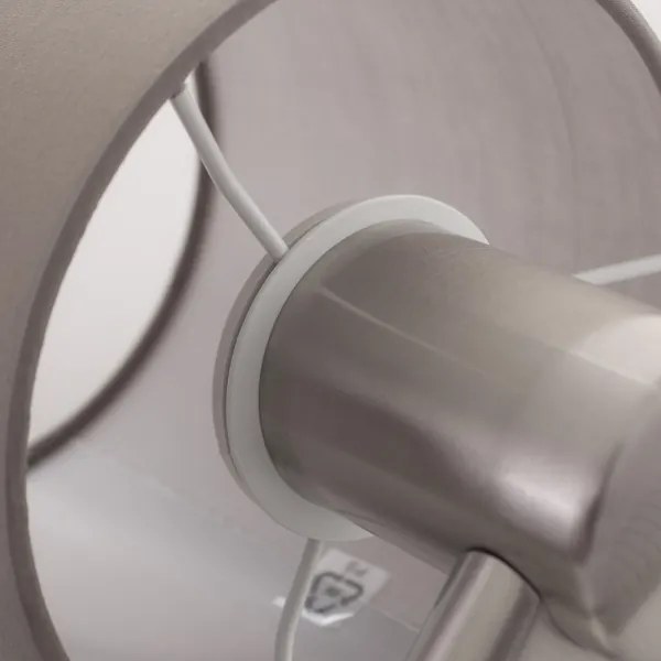 Eglo 96478 - Lampada LED flessibile PASTERI 1xE27/40W+LED/3,8W taupe