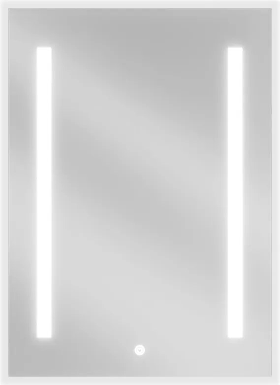 Mexen Remi specchio da bagno retroilluminato 50 x 70 cm, LED 6000K, antiappannamento - 9804-050-070-611-00