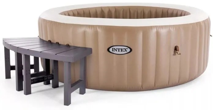 Intex - panchina per piscine idromassaggio 'purespa' marrone 4 posti - cod. 28514