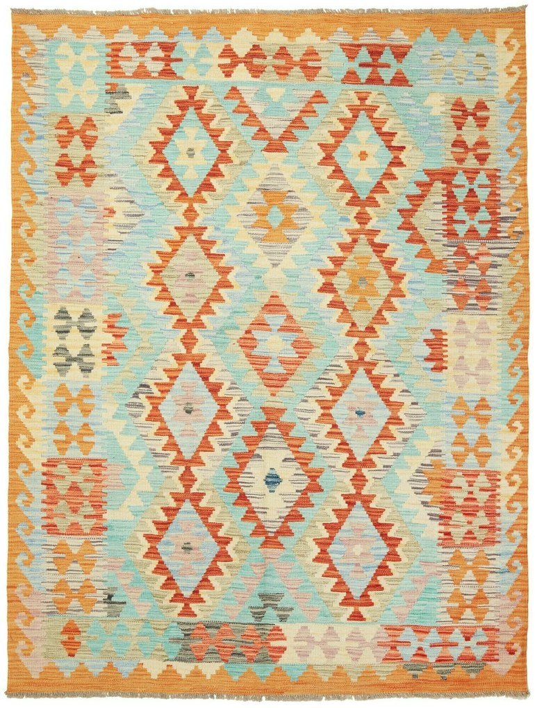 Kilim Tappeto 190x150 (Pakistan) Tessuto A Mano