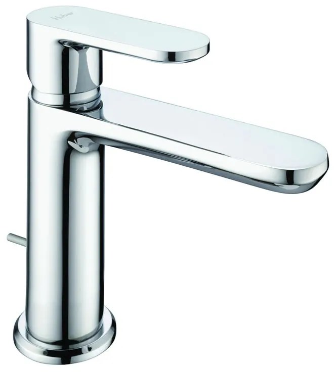 Rubinetto per lavabo a canna bassa PLANO cromato lucido HUBER H 15.6 cm