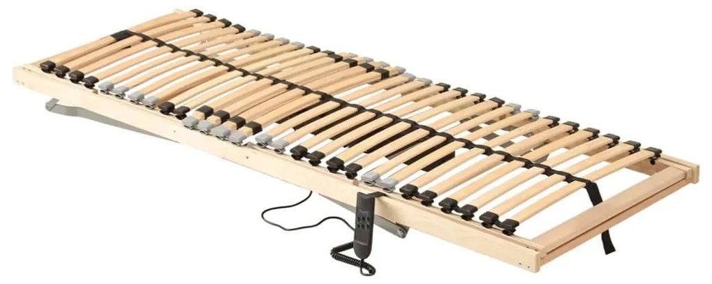 Letto con telaio a doghe elettrico 28 doghe 7 zone 90x200 cm