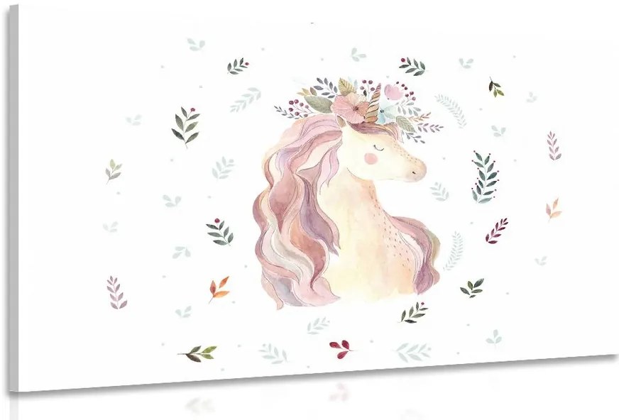 Stampa su tela – Unicorno magico