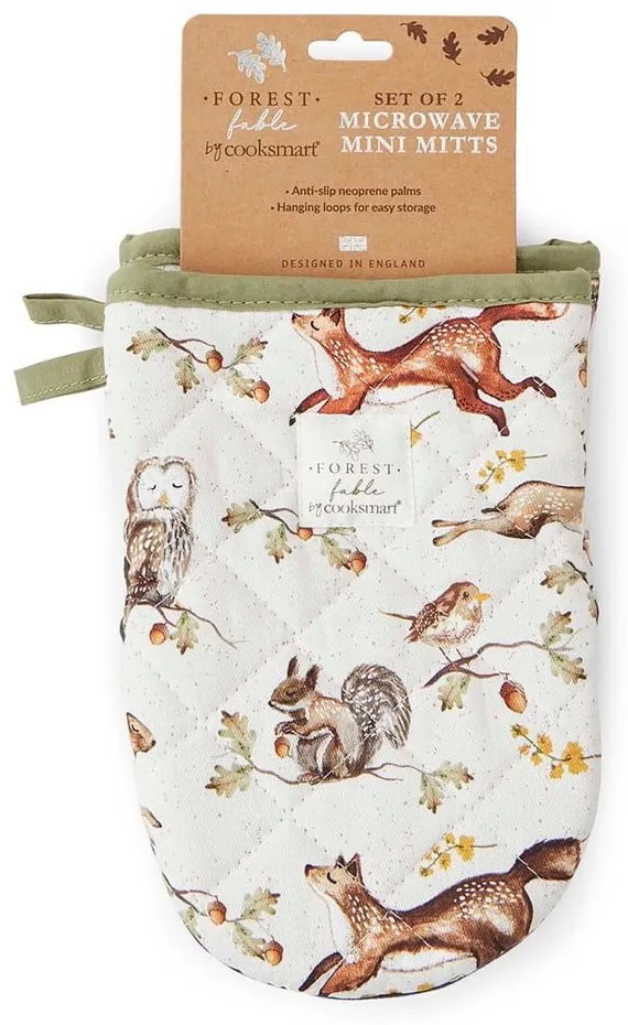 Set di guanti da forno in cotone 2 pz Forest Fable – Cooksmart ®