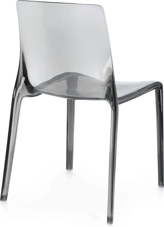 Sedia da esterno grigia in plastica Adele – Bizzotto