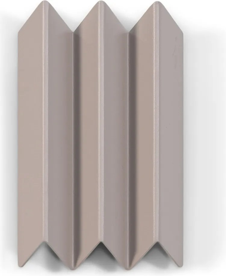 Attaccapanni da parete grigio tortora in metallo con scaffale 13 cm Sensu – Spinder Design