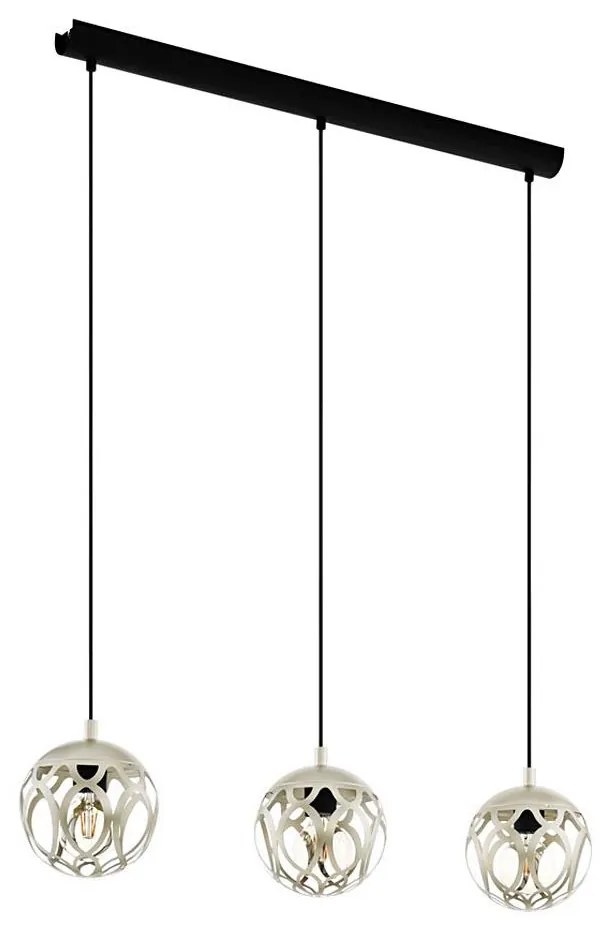 Eglo 99072 - Lampadario a sospensione con filo MIRTAZZA 3xE27/60W/230V