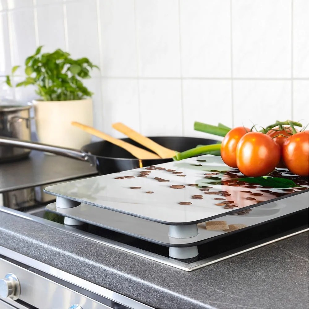 Coperchi per stufe in vetro temperato in set da 2 52x30 cm Café Aromatica - Maximex