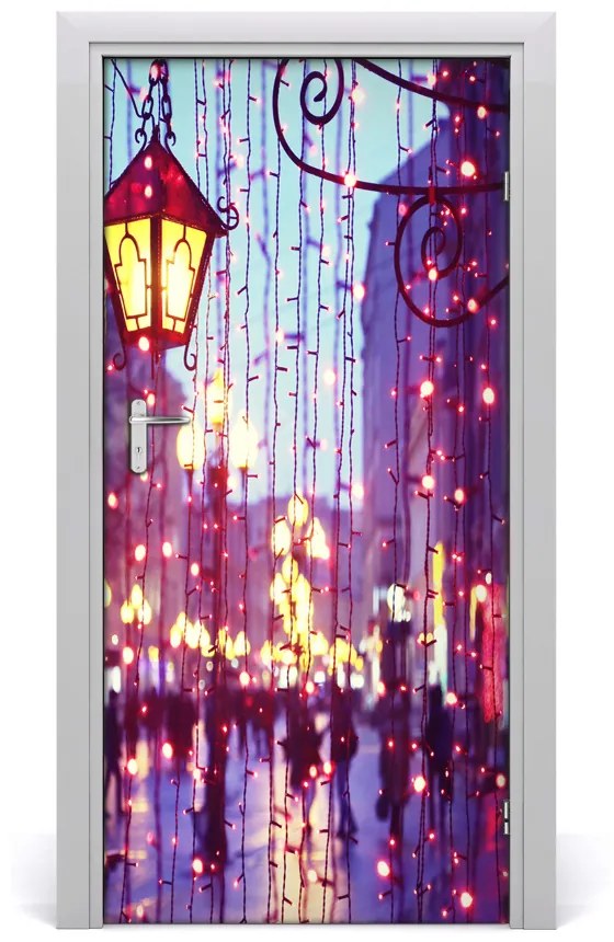 Rivestimento Per Porta Luci in citt? 85x205 cm