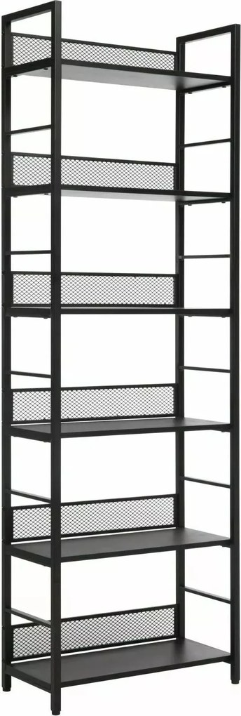 Libreria Raw R6 nera – 60x28x187 cm