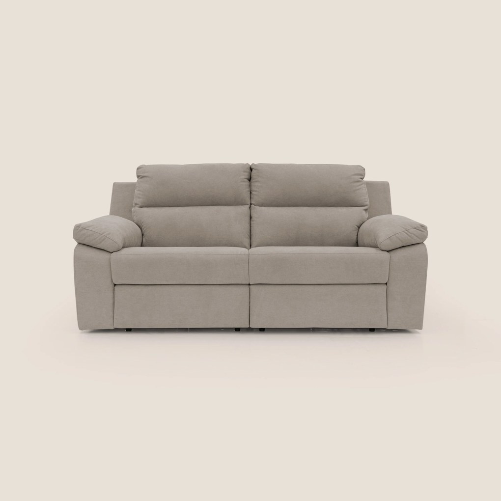 Romeo Divano relax con recliner elettrico in morbido tessuto impermeabile T02