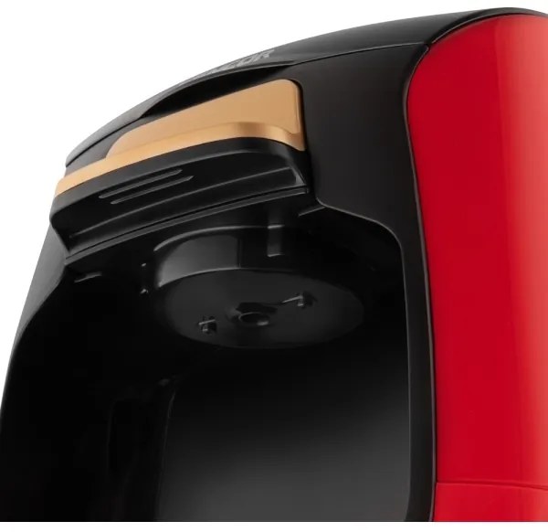 Sencor - Macchina da caffè con due tazze 500W/230V rosso/nero