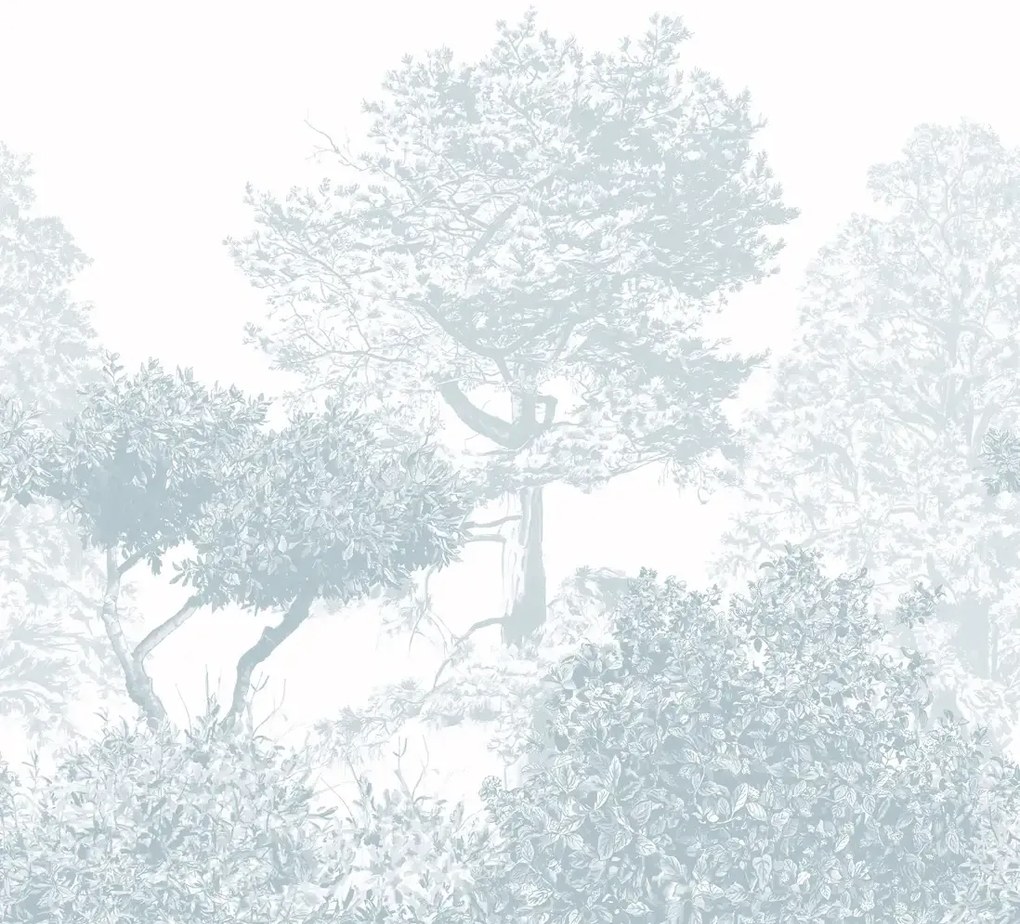 Sian Zeng Wandbild Hua Trees - Blue