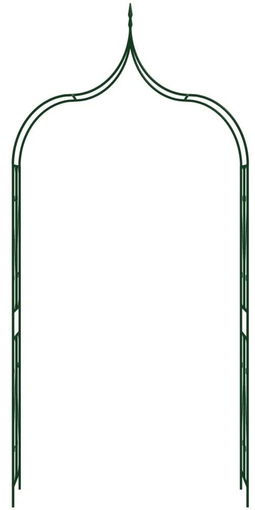 Arco da Giardino Verde Scuro 120x38x258 cm in Ferro