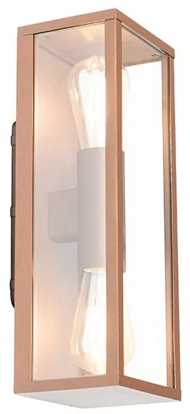 Applique industriale Ruggine 38 cm 2 luci IP44 - Charlois