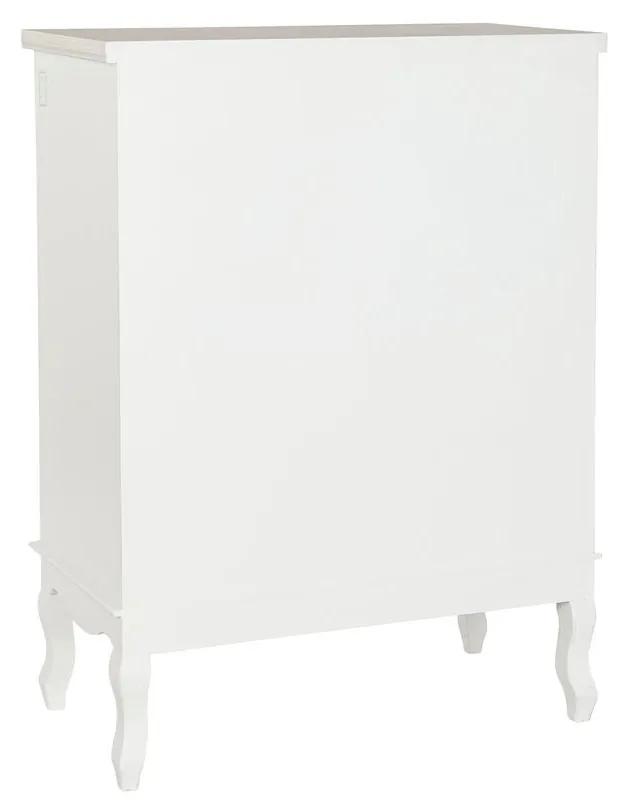 Cassettiera DKD Home Decor Bianco Legno MDF Romantico 80 x 40 x 105 cm
