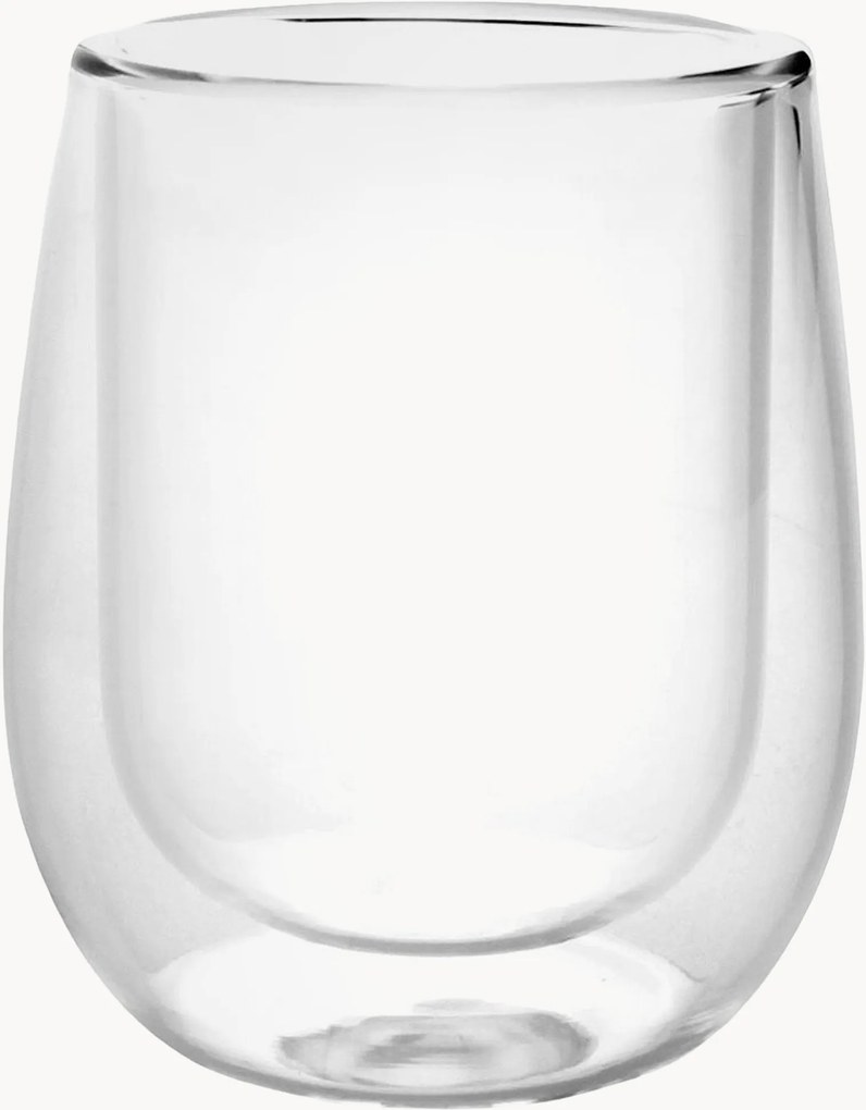 Set di 2 tazze in vetro borosilicato Paris
