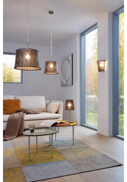 Eglo 96199 - Lampadario SENDERO 1xE27/60W/230V