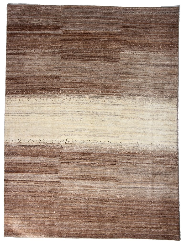 Gabbeh Tappeto 280 x 210 Beige (Iran) Annodato A Mano