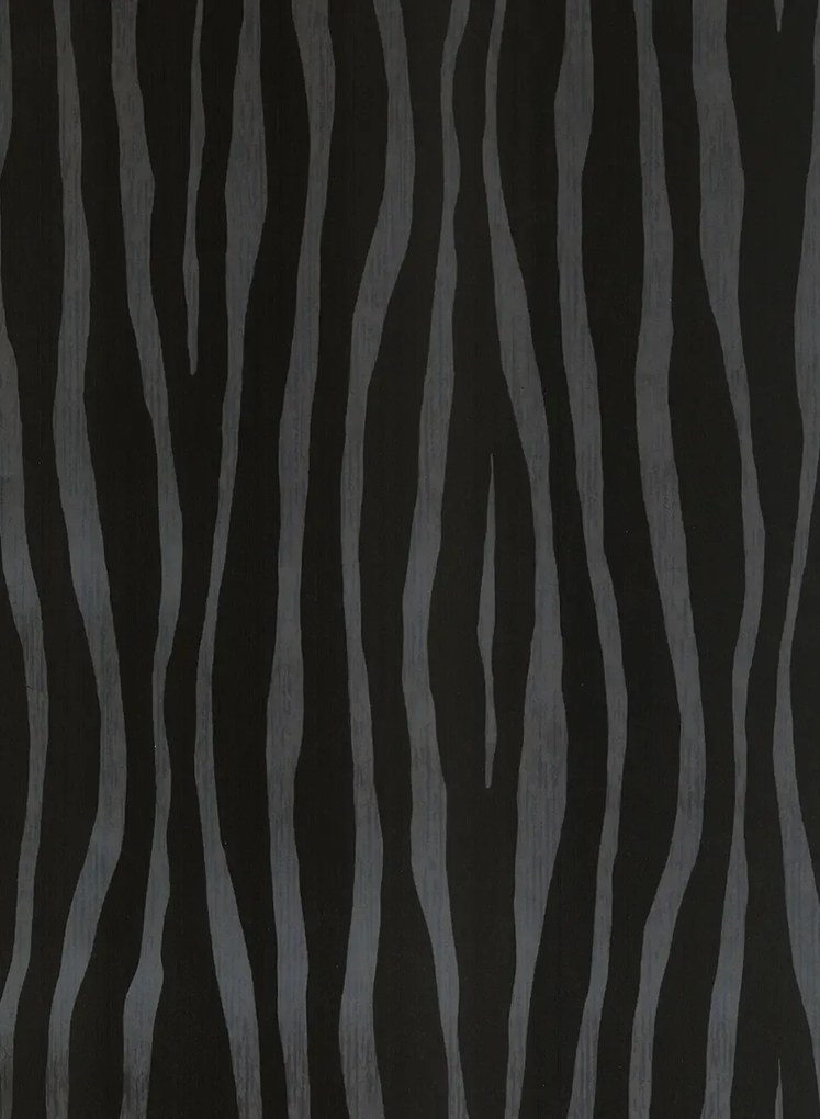 Zebra Tapete Skin 6 von Eijffinger - Schwarz/ Braun beflockt
