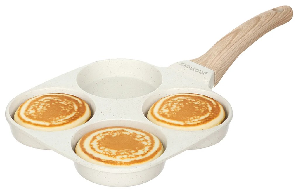 Padella 4 pancake 9 cm crema