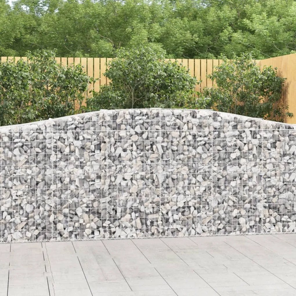 Cesti Gabbioni Ad Arco 6 Pz 400x50x100/120 Cm Ferro Zincato /