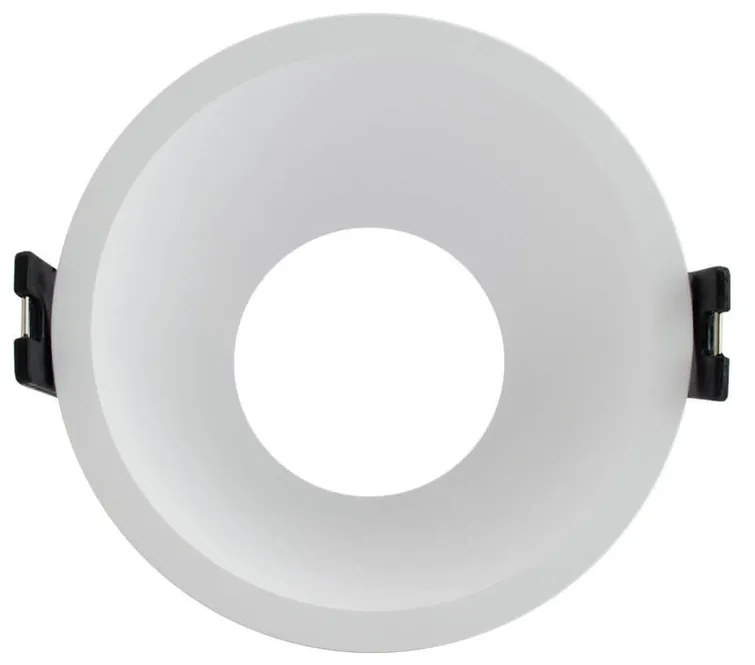 Faretto da Incasso Rotondo Fisso Bianco Foro Ø85mm in Policarbonato per GU10