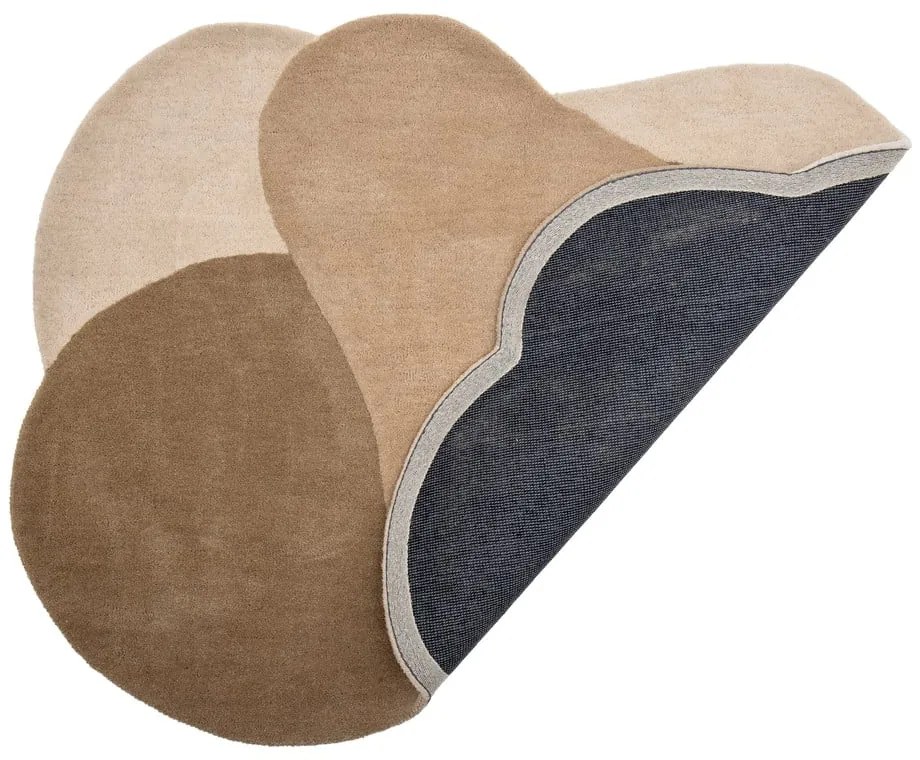 Tappeto in lana marrone 110x140 cm Denton - Bloomingville