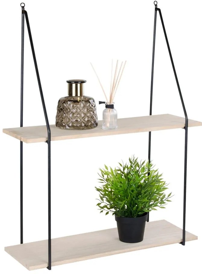 Scaffale in legno massiccio nero pavlovnia Haag - House Nordic