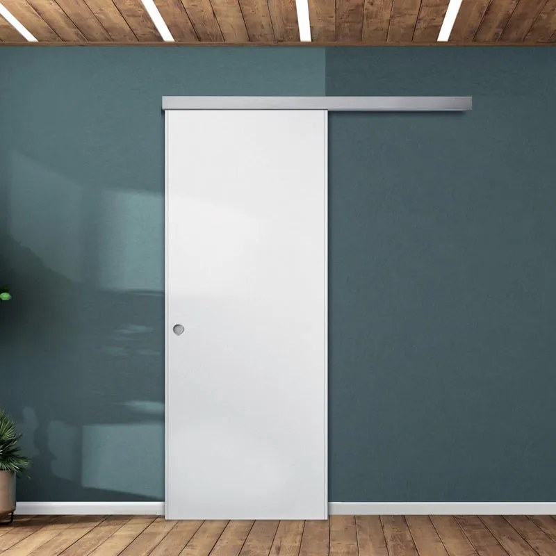 Porta scorrevole esterno Vega bianco L 90 x H 210 cm