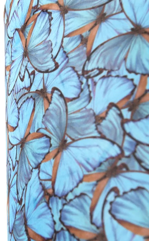 Paralume in velluto con design a farfalla 40/40/40 interno oro