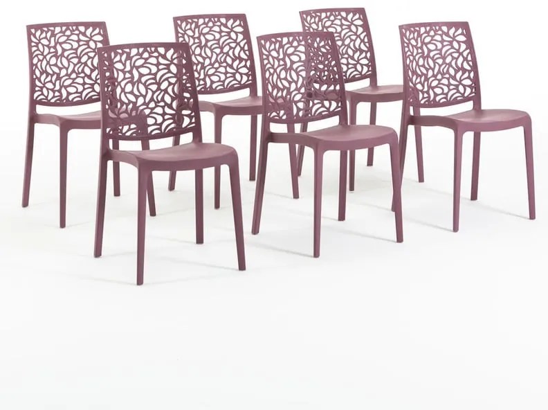 Sedia da giardino in polipropilene London Stone NEW GARDEN, 6 pezzi