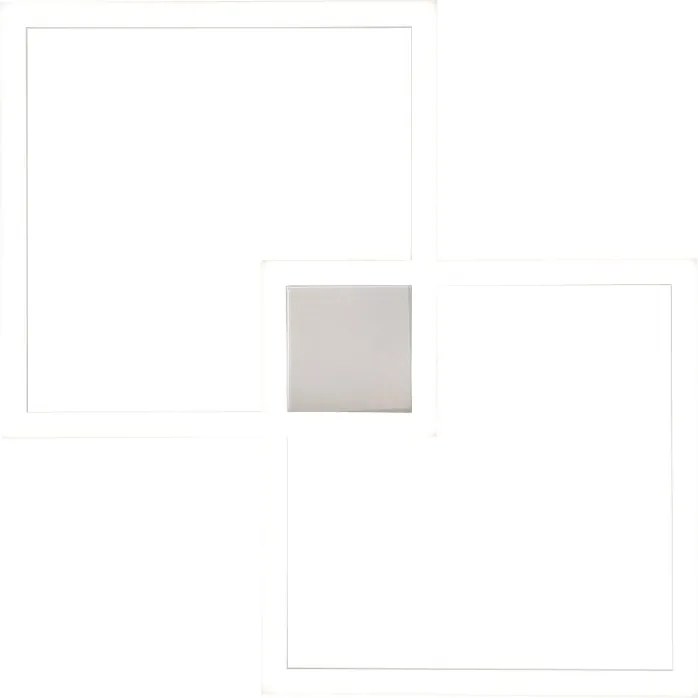 Plafoniera LED KIRA grigio IP20 cct da bianco caldo a bianco freddo con regolazione di temperatura, 4900 lumen