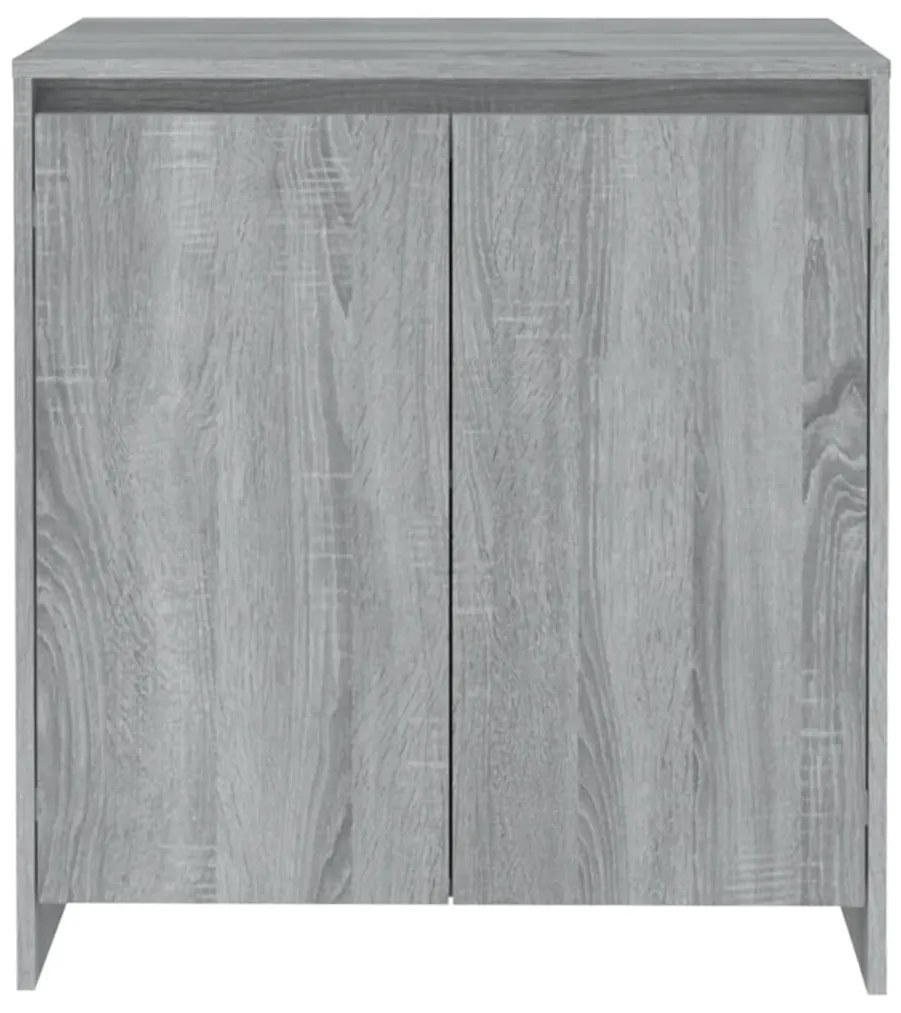 Credenza Grigio Sonoma 70x41x75 cm in Legno Multistrato