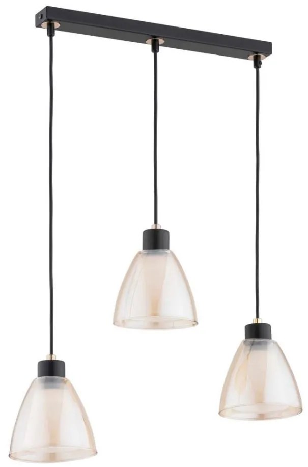 Lampadario a sospensione con filo ANION 3xE27/60W/230V