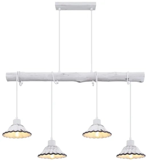 Globo 54050-4H - Lampadario su filo JOWITA 4xE27/40W/230V