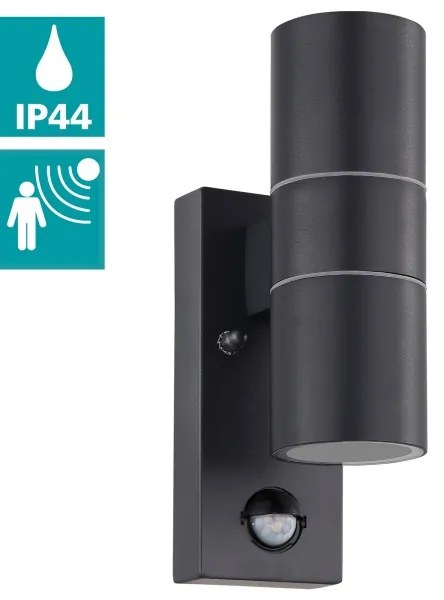 Eglo 32899-LED Applique da esterno con sensore RIGA 5 2xGU10/3W/230V IP44