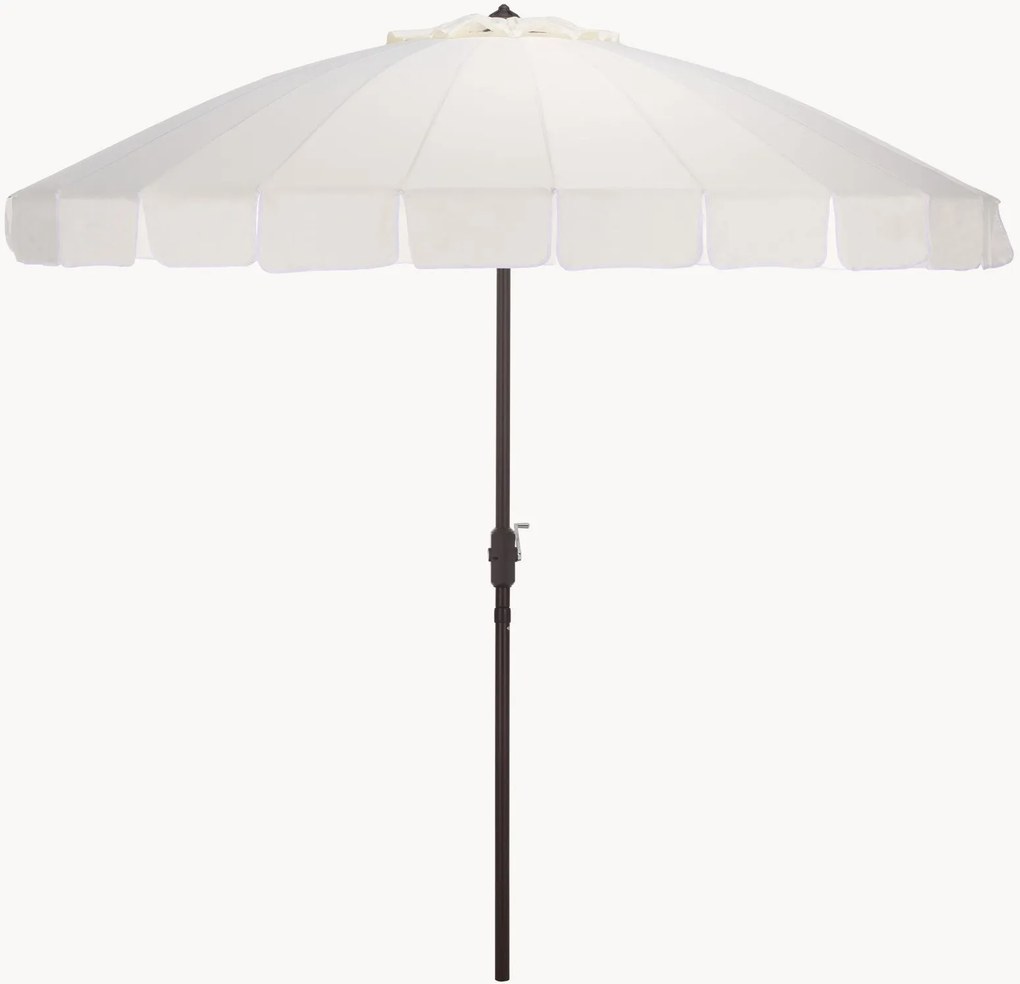 Ombrellone rotondo con manovella Panza, Ø 252 cm