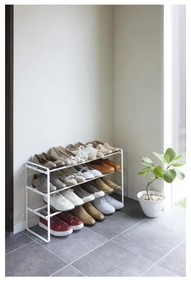 Scaffale bianco regolabile a 3 livelli Maebashi - YAMAZAKI