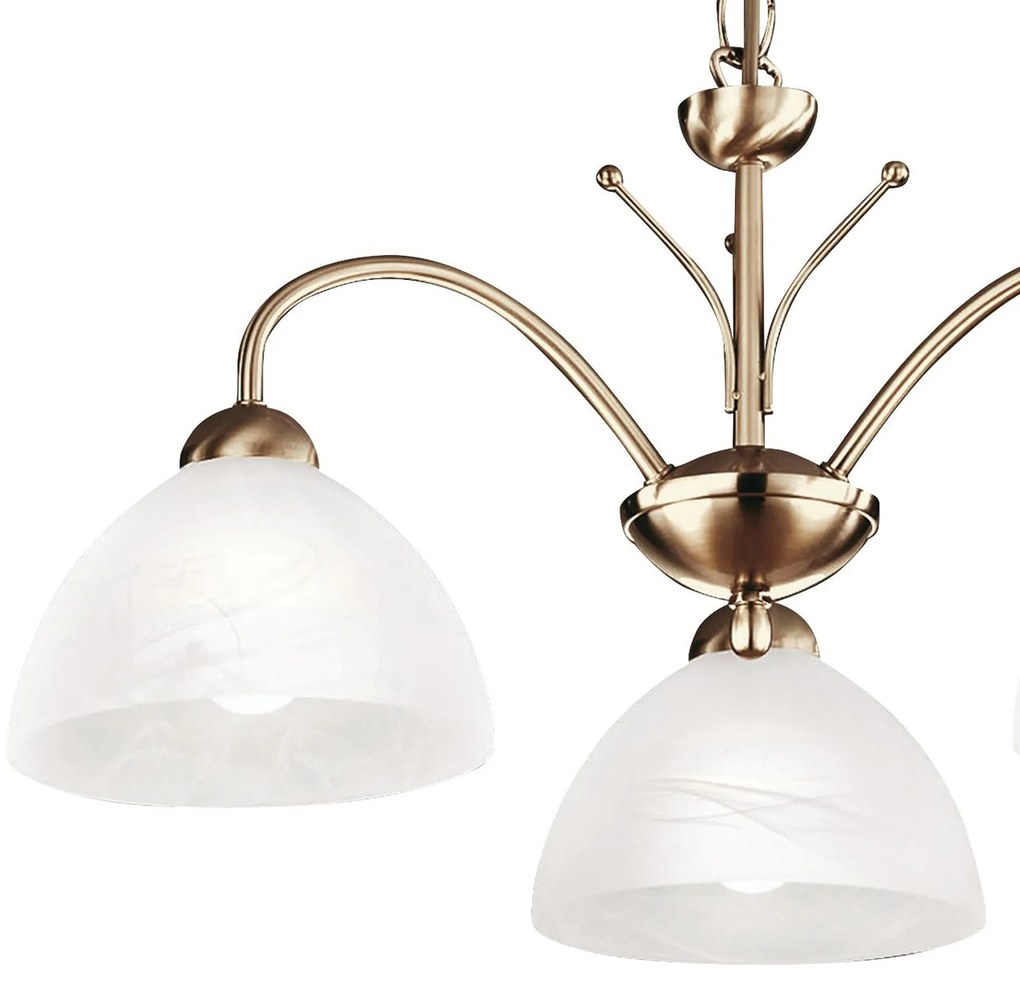 Lampadario Contemporaneo Milanese Acciaio Adjustable Vetro 3 Luci E14