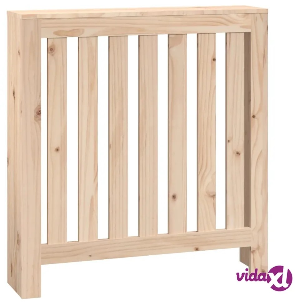 vidaXL Copertura Termosifone 79,5x19x84 cm Legno Massello Pino